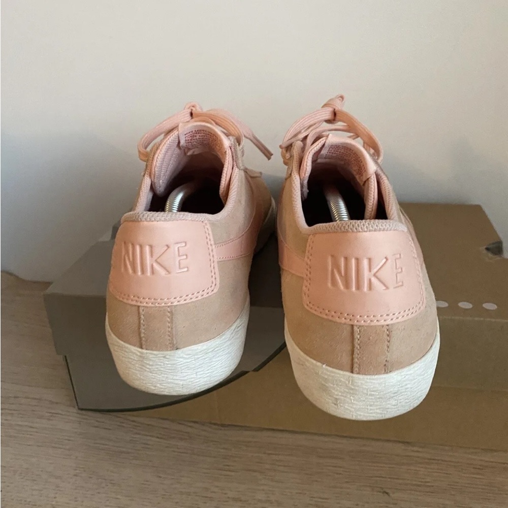 Nike SB Blazer Low Pink Orange Suede Lace-Up Sneakers 371760-801- Mens Size 12 - Picture 6 of 11